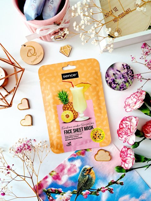 Maxbrands Marketing B.V. Sence, Maseczka do twarzy w płacie, Find me under the palms