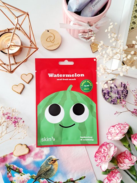 SKIN 79 Maska do twarzy w płacie, Real Fruit Mask, Watermelon, Hydrating & Soothing 