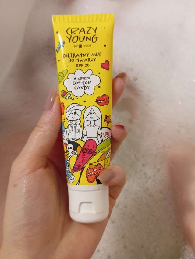 HISKIN Crazy Young, Mus do twarzy, Delikatny, SPF 20