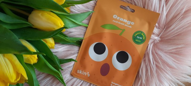 SKIN 79 Maska do twarzy w płacie, Real Fruit Mask, Orange, Brightening & Vitalizing