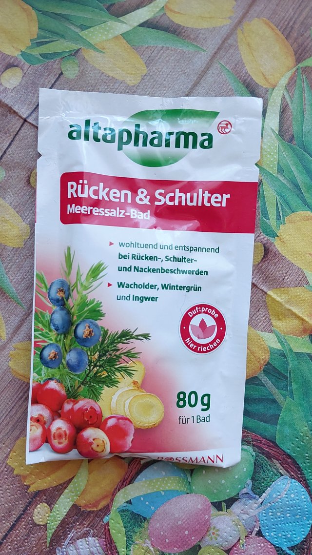Altapharma Sól do kąpieli, Morska, Rozgrzewająca, Bronchial