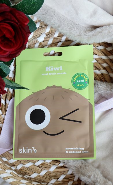 SKIN 79 Maska do twarzy w płacie, Real Fruit Mask, Kiwi, Nourishing & Radiant Skin
