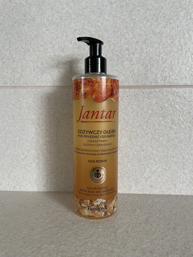 Farmona Jantar, Olejek pod prysznic i do kąpieli, Odżywczy, Z esencją bursztynową i złotem