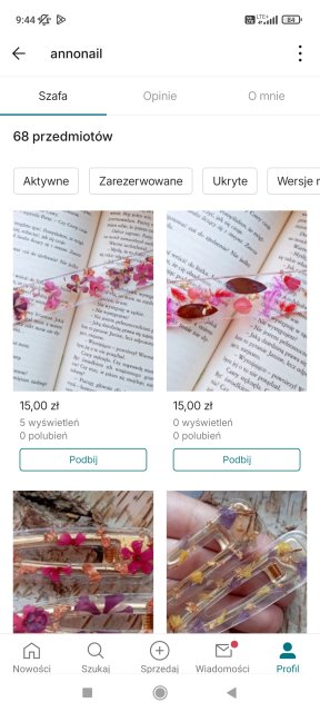 Pokaż swój profil na Vinted