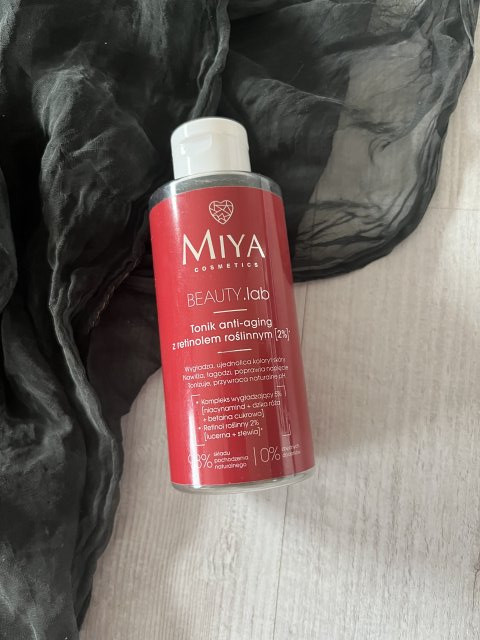 Miya Cosmetics Beauty lab, Tonik do twarzy, Anti-aging, Z retinolem roślinnym [2%]