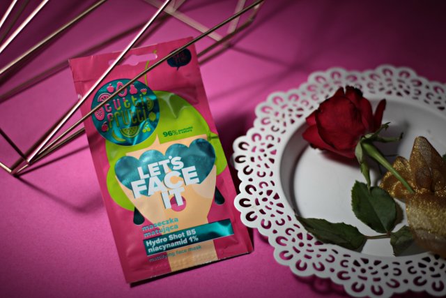 Farmona Tutti Frutti, Maseczka do twarzy, Let's Face It, Matująca, Hydro Shot B5, niacynamid 1%