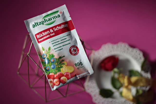 Altapharma Sól do kąpieli, Morska, Odprężająca, Rucken & Schulter