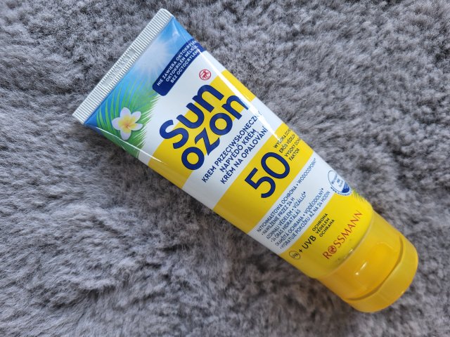 SunOzon Krem przeciwsłoneczny SPF 50, Wysoka ochrona, Wodoodporny