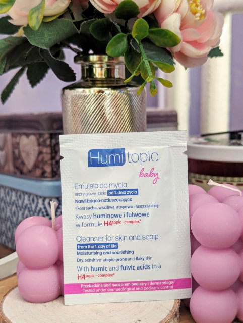 Humitopic Baby, Emulsja do mycia skóry głowy i ciała 