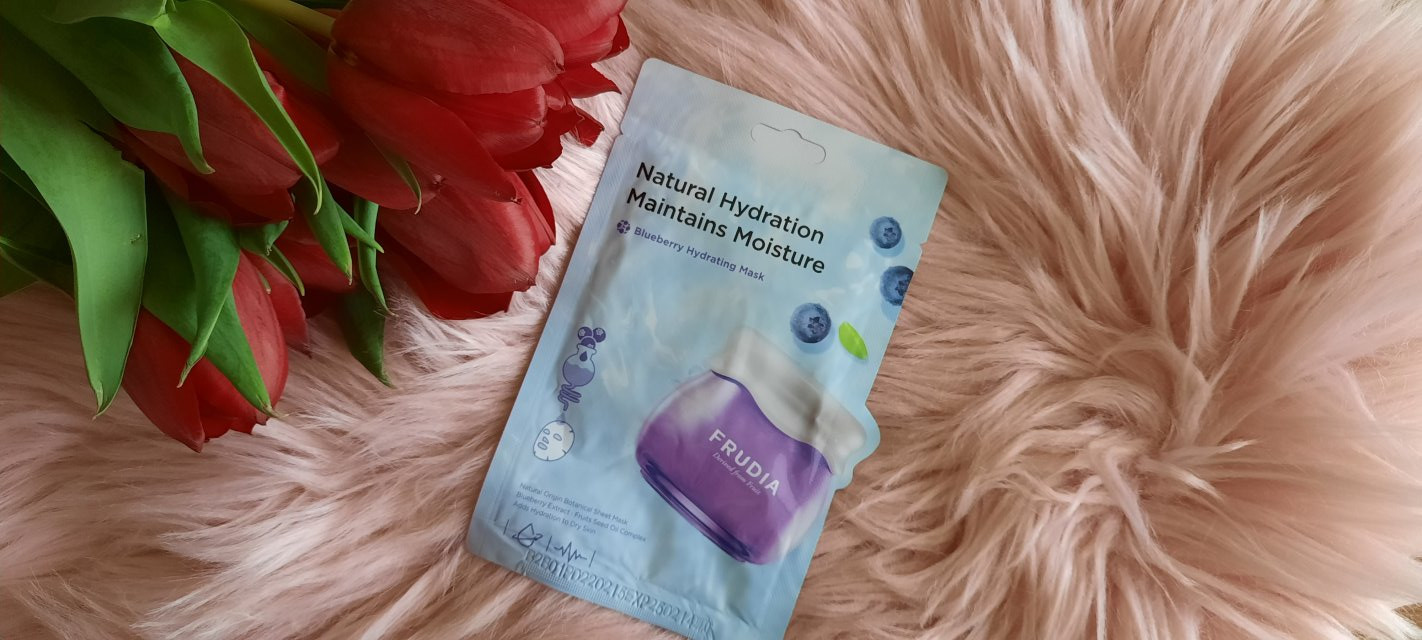Frudia Maska do twarzy w płacie, Blueberry Hydrating Mask
