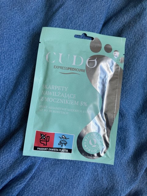 Cudo Skarpety do stóp, Express Pedicure, Nawilżające, Z mocznikiem 5%