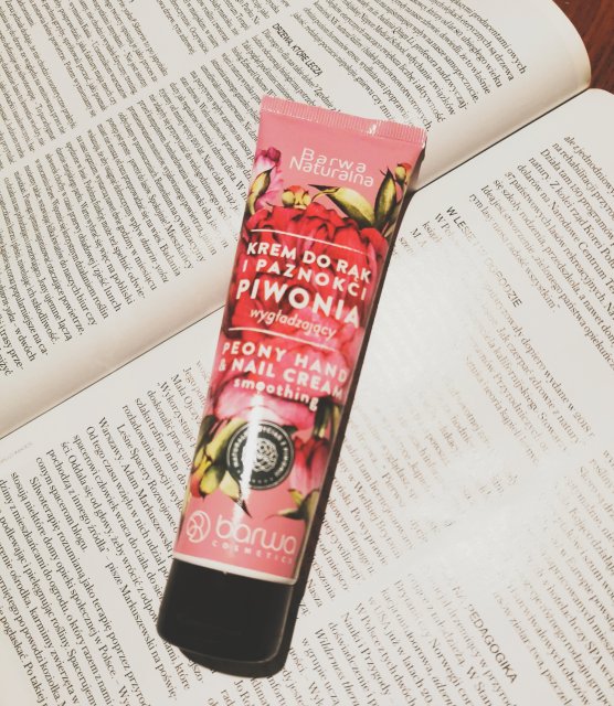 Barwa Naturalna, Krem do rąk i paznokci, Wygładzający, Piwonia 