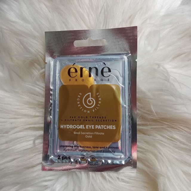 Érné Płatki pod oczy, Hydrożelowe, 24K Gold Threads, Snail Secretion Filtrate Gold