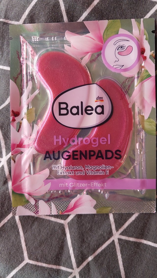 Balea Płatki pod oczy, Hydrożelowe, Augen Pads, Mit Hyaluron, Magnolien Ekstrakt, Vitamin E