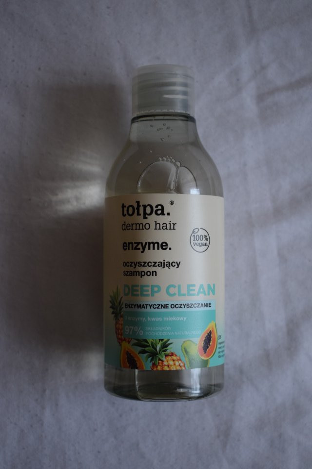 Tołpa Dermo Hair, Enzyme, Szampon do włosów, Oczyszczający, Deep Clean, Enzymatyczne Oczyszczanie