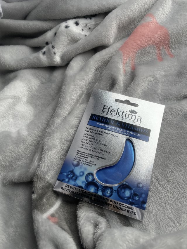 Efektima Retinol & Vitamins, Hydrożelowe płatki pod oczy, Z retinolem