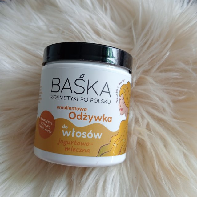Baśka kosmetyki po polsku Odżywka do włosów, Emolientowa, Jogurtowo-mleczna 
