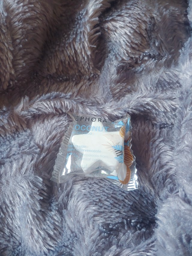 Sephora Kostka musująca do kąpieli, Gwiazdka, Coconut 