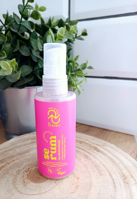 OnlyBio Hair Cycling, Serum na końcówki włosów, Regeneracja, Intensywnie regeneruje i odbudowuje włosy, Ekstrakt z malwy