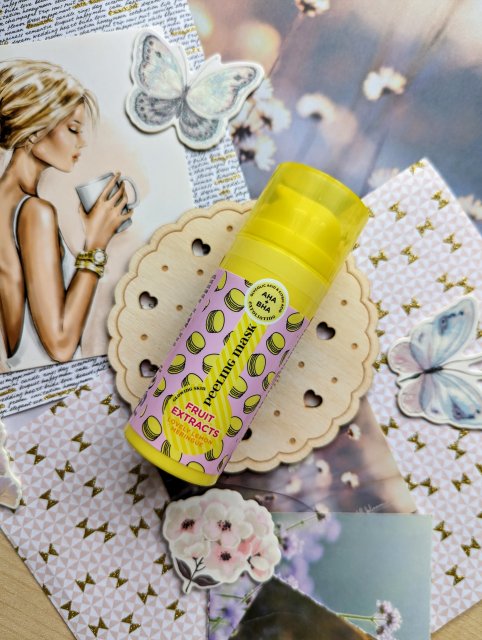 Maxbrands Marketing B.V. Maseczka do twarzy, Peeling Face Mask, Lovely Lemon Meringue, Exfoliating Formula