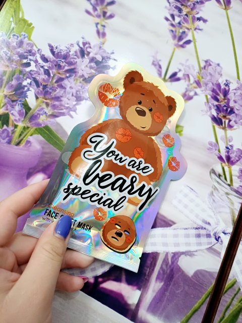 Maxbrands Marketing B.V. Face Sheet Mask, Maseczka do twarzy w płacie You are Beary Special