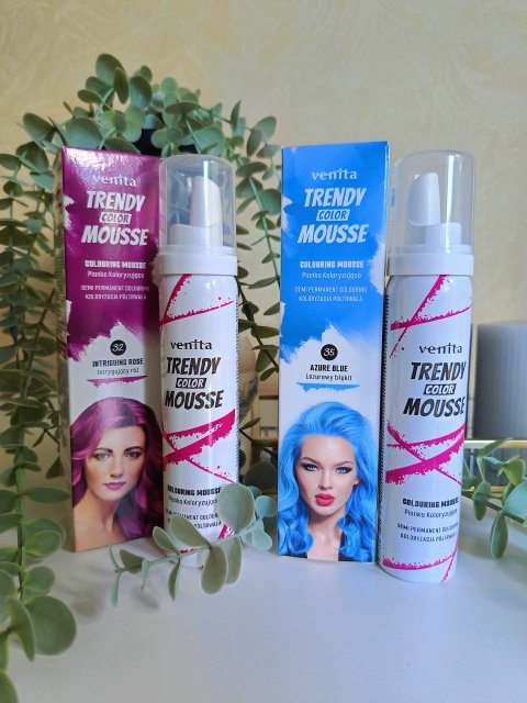 Pianki koloryzujące włosy 