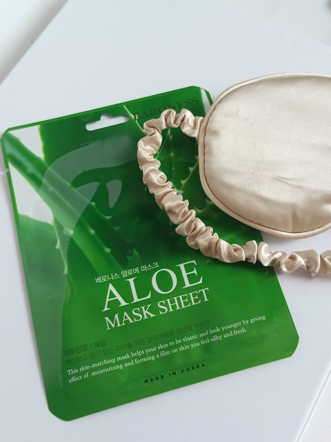 Baroness Maska do twarzy w płacie, Aloe, Kojąca