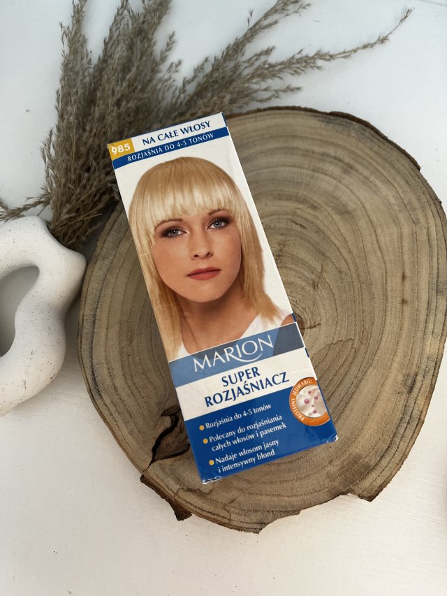 Marion Super rozjaśniacz do włosów, Na całe włosy, nr 985