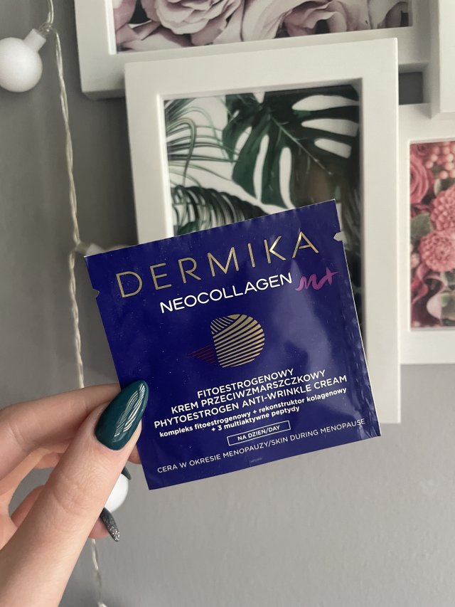 Dermika Neocollagen, Krem do twarzy, Fitoestrogenowy, Przeciwzmarszczkowy, Dla kobiet z menopauzą, Na dzień i na noc