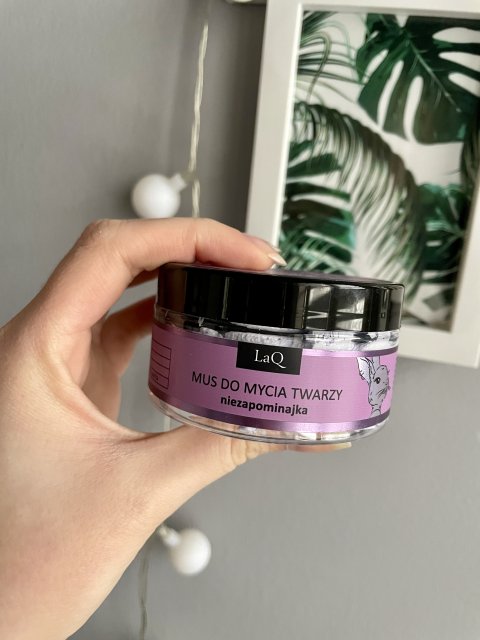 LaQ Mus do mycia twarzy, Łagodzący, Niezapominajka 