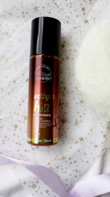 OnlyBio Hair in Balance, Odżywka do włosów w sprayu, Ekspresowa, Wygładzająca, Z efektem rozświetlenia 