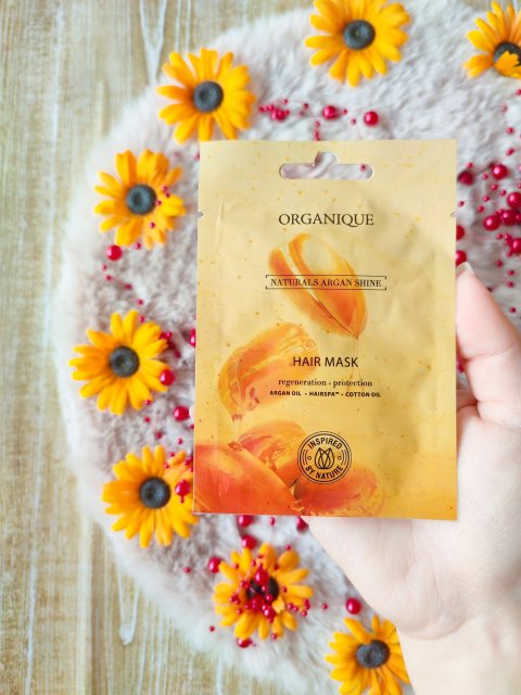 Maseczka do włosów organique 