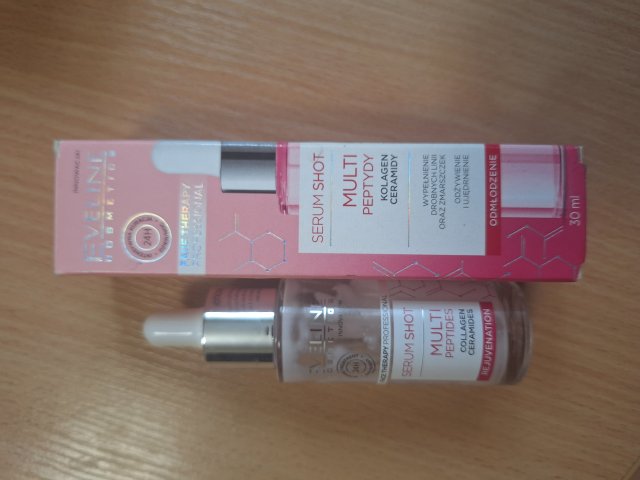 Eveline Face Therapy Professional, Serum Shot, Serum do twarzy, Multi peptydy, Odmłodzenie