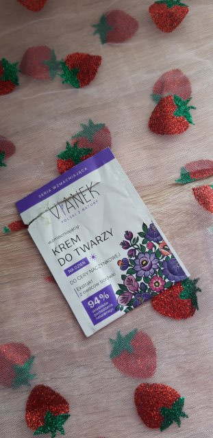 Sylveco Vianek, Krem do twarzy na noc, Seria fioletowa, Wzmacniający