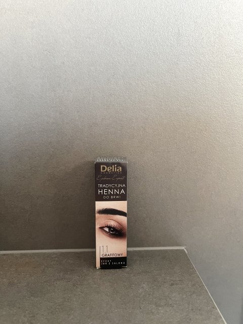 Delia cosmetics  Henna, Żelowa, Do brwi i rzęs, nr 1.1 Grafitowy