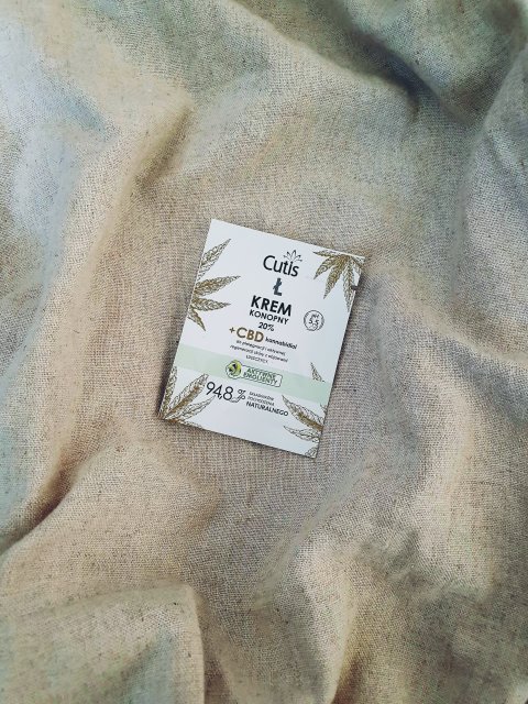 Cutis krem konopny CBD kannabidiol 