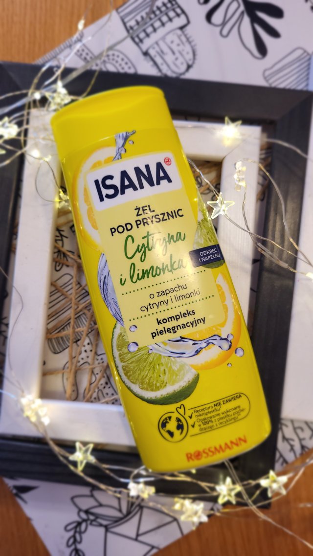 Isana Żel pod prysznic, Cytryna i limonka
