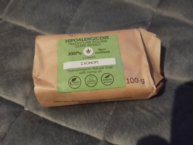 Barwa Hipoalergiczne tradycyjne polskie szare mydło w kostce