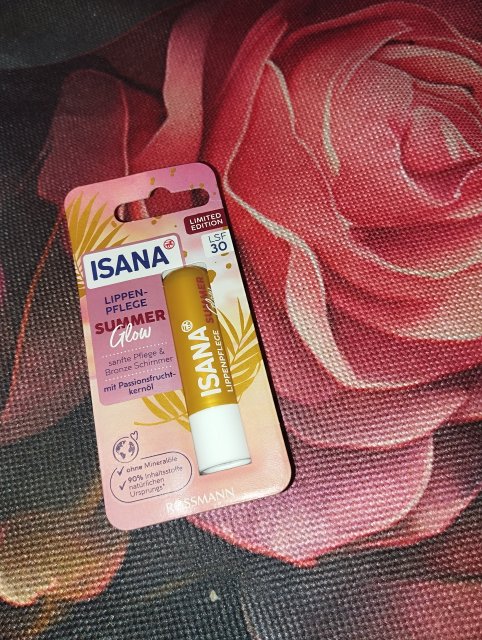 Isana Pomadka ochronna do ust, Summer Glow, SPF 30