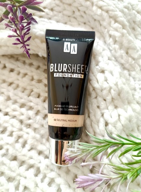 AA BlurSheer, Podkład, Jedwabisty, BLUR 3D, 02 Neutral Medium