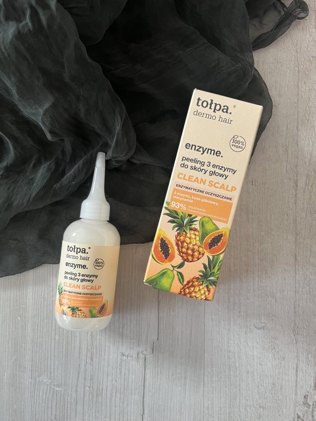Tołpa Dermo Hair, Enzyme, Peeling do skóry głowy, 3 enzymy, Clean Scalp