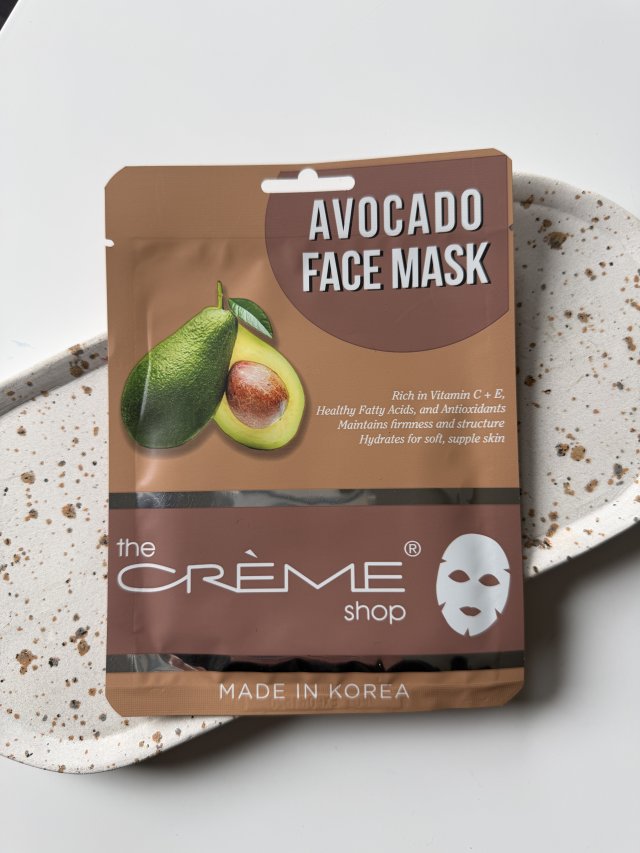 The Creme Shop Maska do twarzy w płacie, Avocado Face Mask