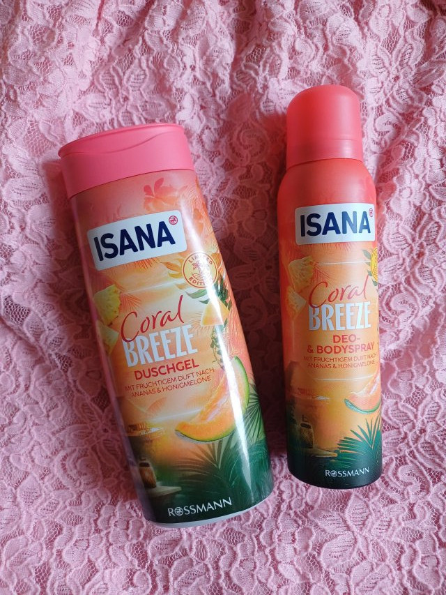 Isana coral Breeze kosmetyki 