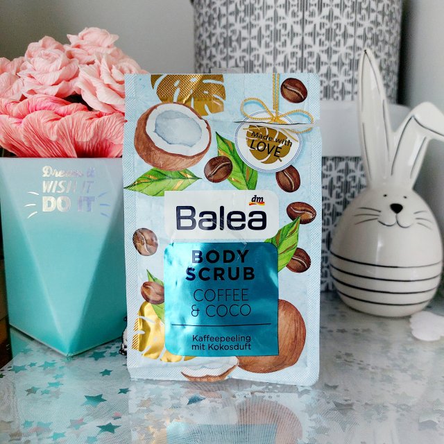 Balea Peeling do ciała, W saszetce, Body Scrub, Coffee & Coco