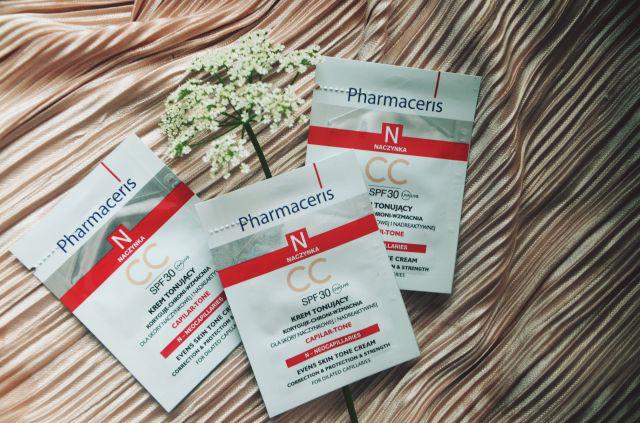 Pharmaceris N, Naczynka, Krem do twarzy, Tonujący, Koryguje, Chroni, Wzmacnia, Dla skóry naczynkowej i naderaktywnej, SPF30