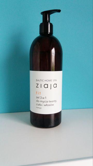 Ziaja Baltic Home SPA, Fit, Żel do mycia twarzy, ciała i włosów, 3w1, Mango