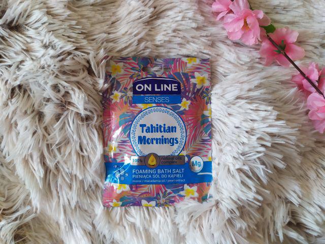 On Line Senses, Sól do kąpieli, Pieniąca, Tahitian Mornings