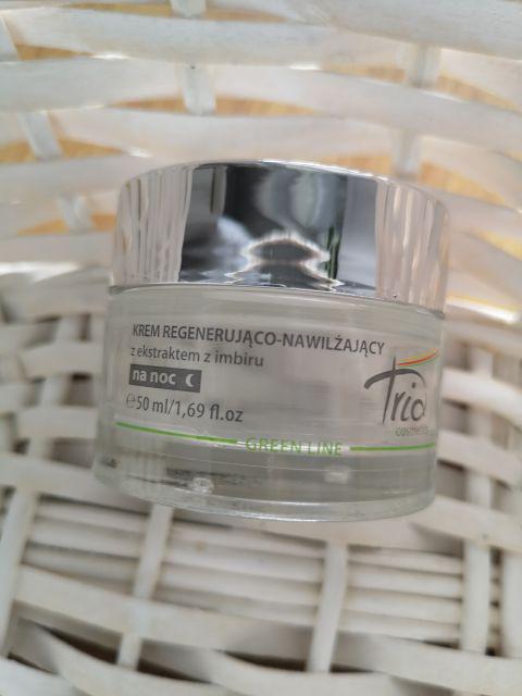 Tria Cosmetics Krem do twarzy na noc, Green Line, Regenerująco-nawilżający, Z ekstraktem z imbiru