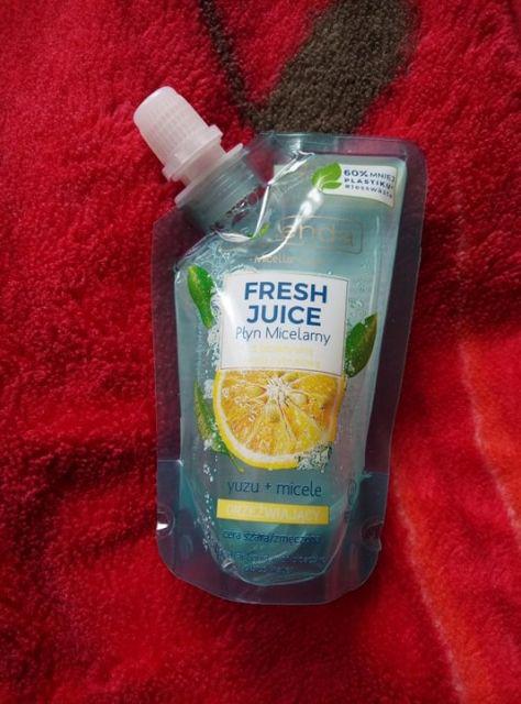 Bielenda Fresh Juice, Płyn micelarny z bioaktywną wodą cytrusową, orzexwiający, Yuzu + micele