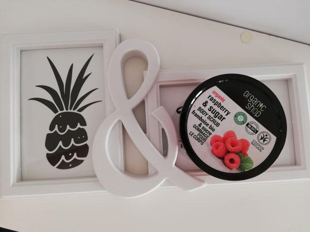 Scrub malinowy na bazie cukru Organic shop